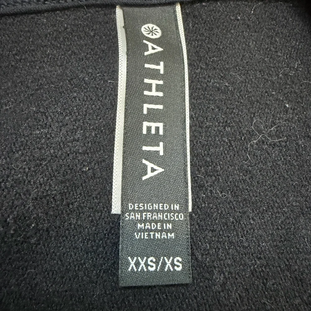 Athleta Ethereal Cocoon Wrap Sweater Black Cardigan Size XXSmall/XSmall